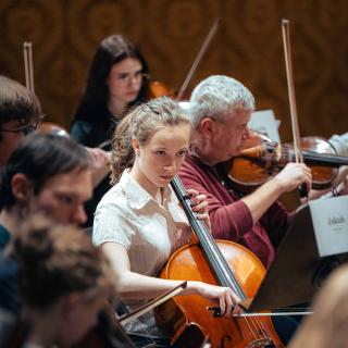 Slavnostní zakončení projektu Společný orchestr žáků ZUŠ a hráčů České filharmonie