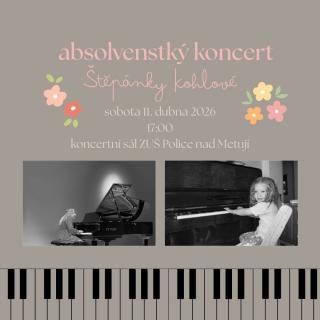 Absolventský koncert Štěpánky Kohlové