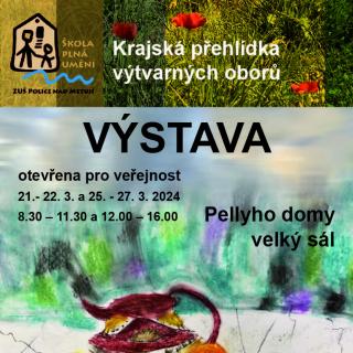 Výstava - Krajská přehlídka výtvarných oborů